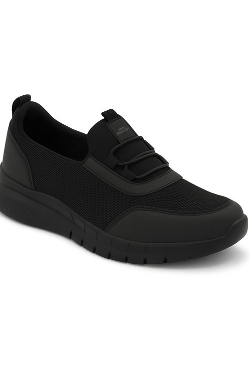 Avenge Siyah Kadın Günlük Yürüyüş & Koşu Ayakkabısı Rahat Slip-On