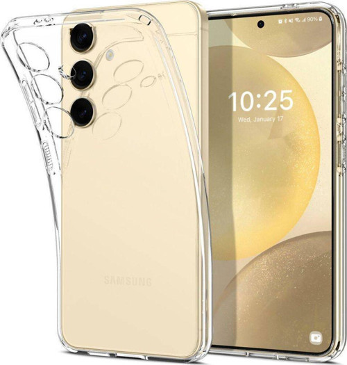 Samsung Galaxy S24 Plus Kapak Kamera Korumalı Süper Silikon Şeffaf Kılıf