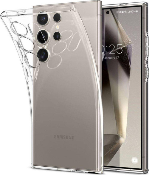 Samsung Galaxy S24 Ultra Kapak Kamera Korumalı Süper Silikon Şeffaf Kılıf