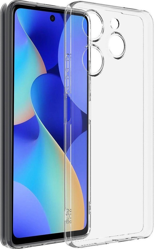 Tecno Spark 10 Pro ile Uyumlu Kapak Kamera Korumalı Süper Silikon Şeffaf Kılıf