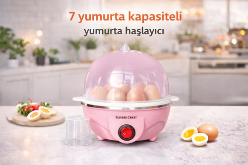 Masita Yumurta Pişirme Haşlama Cihazı 7 Yumurta Kapasitesi 350 W Paslanmaz Çelik ve Otomatik Kapanma