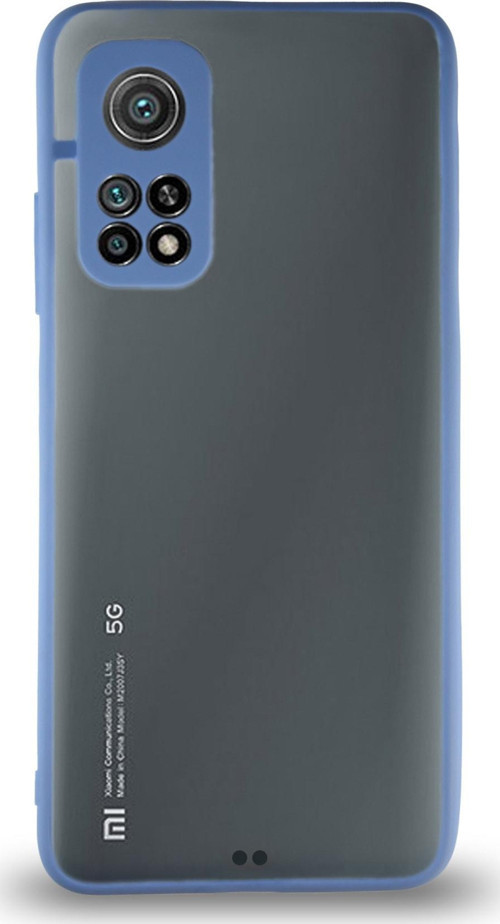 Xiaomi Redmi Mi 10t Pro Kılıf Kamera Korumalı Ultra Ince Kapak - Mavi