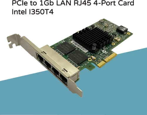 Lan Card Pcie G3 4P 1G İntel İ350-T4 V2 Ethernet Kartı