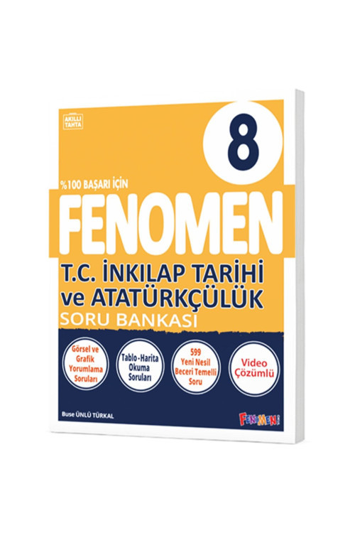 Okul 8. Sınıf T.C. İnkılap Tarihi ve Atatürkçülük Fenomen Soru Bankası