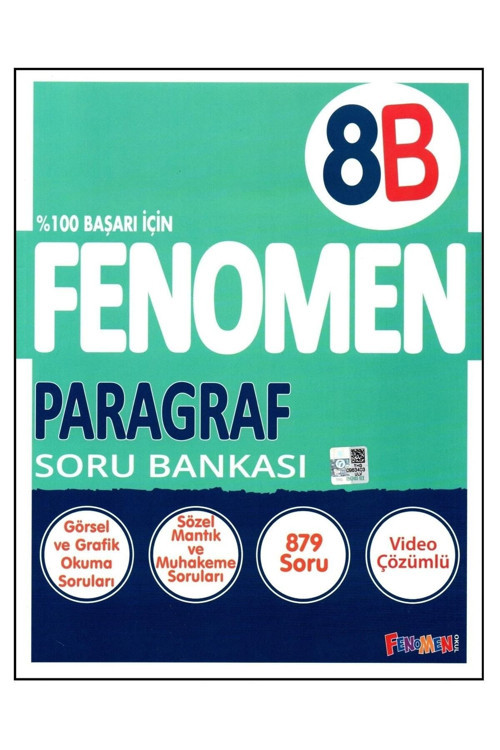 Fenomen 8. Sınıf Paragraf Soru Bankası B Serisi