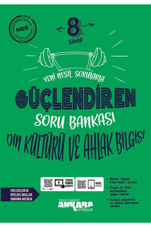 Ankara 8.sınıf Lgs Güçlendiren Din Kültürü Soru Bankası - Ankara 8.sınıf Lgs