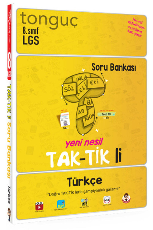 8. Sınıf Türkçe Taktikli Soru Bankası / Kolektif / Tonguç Akademi / 9786254223419