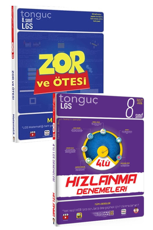 8.sınıf Lgs Zor Ve Ötesi Matematik Ve 4'lü Lgs Denemeleri Ikili Set