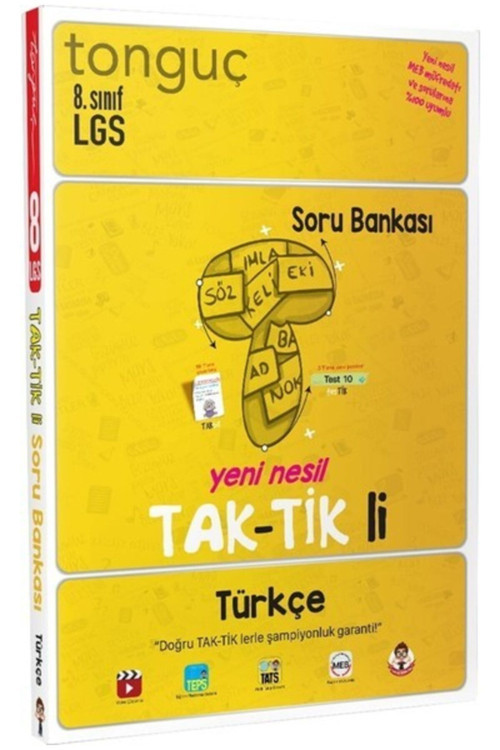 Tonguç 8. Sınıf Türkçe Taktikli Soru Bankası 2021