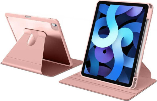 Apple iPad Air 10.9 2020 (4.Nesil) Uyumlu 360° Dönebilen Standlı Nayn Tablet Kılıfı İnce ve Fit