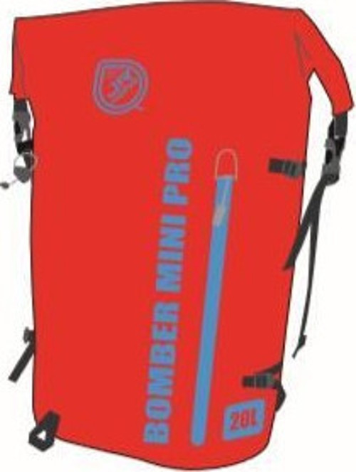 Bomber Mini Pro Su Geçirmez Çanta 20 Litre-KIRMIZI