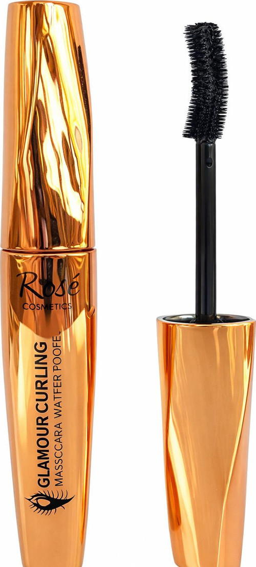Rose Glamour Curling Mascara Waterproof – Etkileyici Kıvrım & Yoğun Hacim