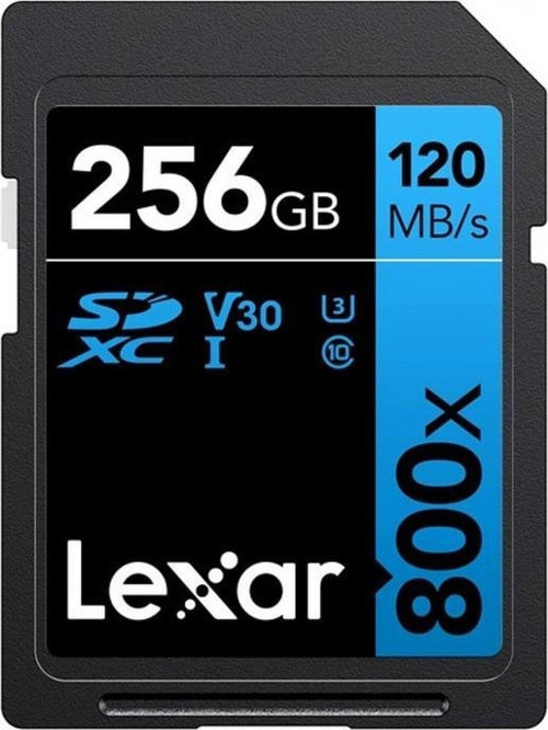 256GB 800X SD UhsI V30 120MB/S Hafıza Kartı
