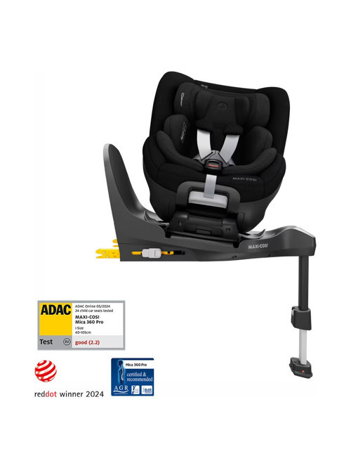Mica 360 Pro Isofix Authentic Black 0-18 kg Oto Koltuğu
