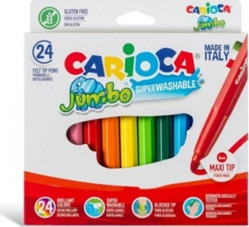 Jumbo Yıkanabilir Keçeli Boya Kalemi 24'lü