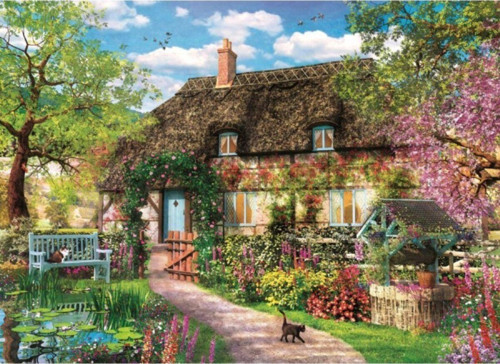 1000 Parça Eski Yazlık Evi Puzzle