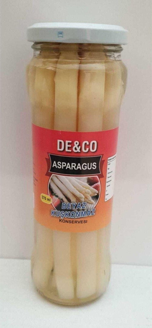 De&Co Asparagus, Beyaz Kuşkonmaz, 370 Ml