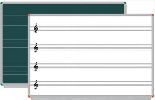 105 x 240 Cm Standart Yazı Çizgili Yazı Tahtası Dijital Baskılı Müzik Çizgili Ve Güzel Yazı Tahtası