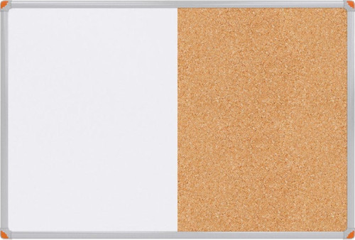 60 x 90 Cm Yarısı Mantar Yarısı Yazı Tahtası ( Çift Foksiyonlu ) - Pan283