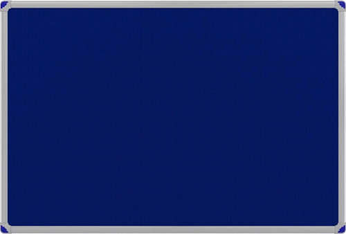 120 x 240 Cm Mavi Kumaş Kaplı Alüminyum Çerçeve Pano - Pan968