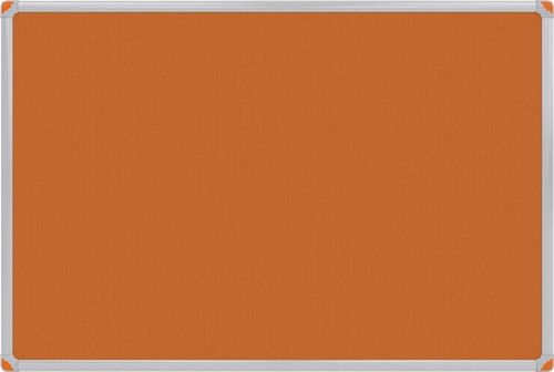 120 x 240 Cm Turuncu Kumaş Kaplı Alüminyum Çerçeve Pano - Pan968