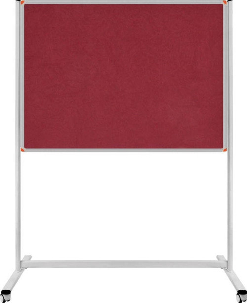 90 x 120 Cm Kumaş Kaplı Kumaşlı Pano Tekerlekli Ayaklı Sabit Tek Taraflı