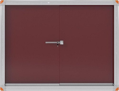60 x 90 Cm Kilitli Ve Sürgülü Alüminyum Çerçeve Camlı Ilan Duyuru Panosu