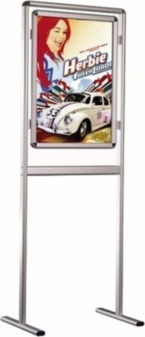 B2 50 x 70 Cm Alüminyum Tek Taraflı Kaldırım Reklam Poster Pano Aç Kapa Çerçeve Ayaklı Poster Pano