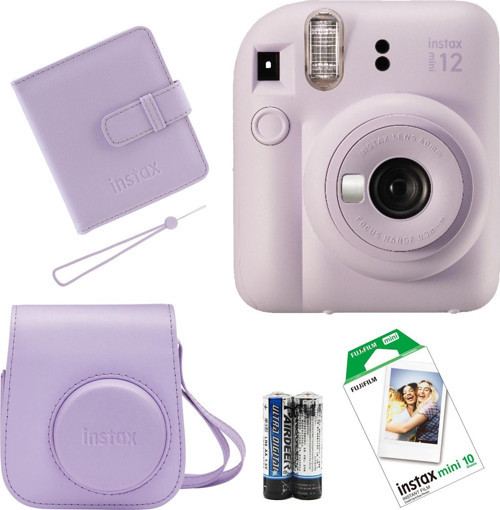 Mini 12 Fotoğraf Makinesi+Askı+pil+Çanta+10’lu film+Albüm