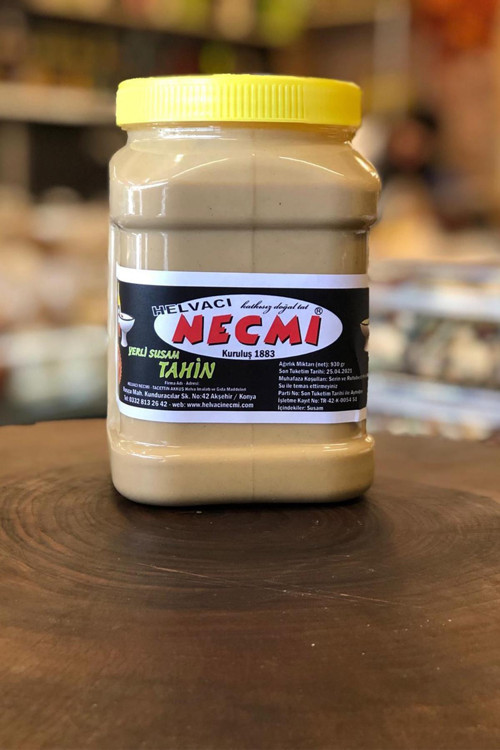 Akşehir Necmi Usta Tahin Yerli Susam 930 g ℮