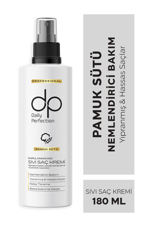 Pamuk Sütü Durulanmayan Sıvı Saç Bakım Kremi 180 Ml