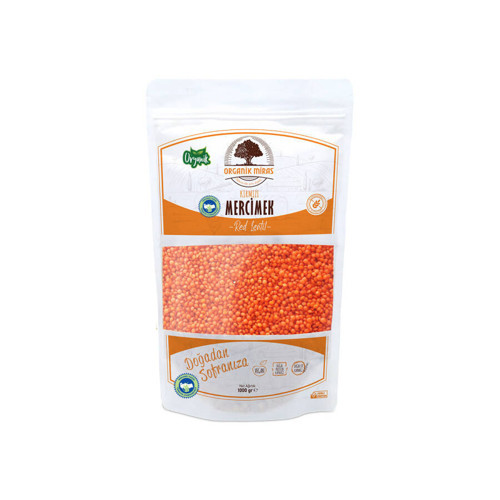 Organik Kırmızı Mercimek 1kg