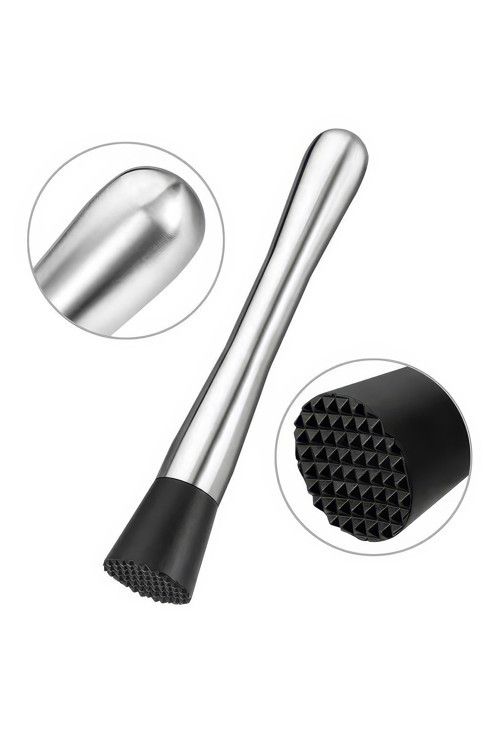 Çelik 20 Cm. Kokteyl Muddler Barware Mojito Kokteyl Tokmağı Cin511Slv