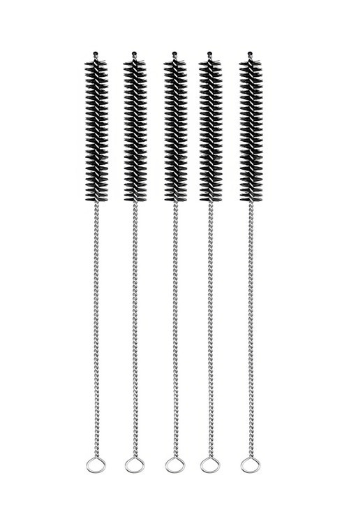 5 Adet Siyah 8 mm Pipo Pipet Boru Kamış Temizlik Temizleme Fırçası rd52