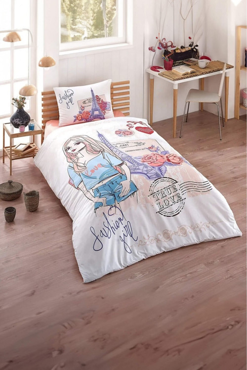 Kristal Fashion Tek Kişilik Genç Nevresim Takımı