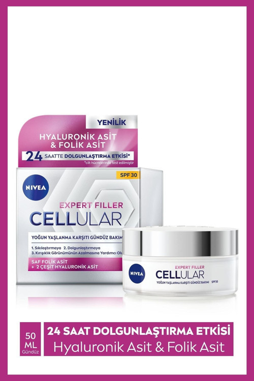 Cellular Expert Filler Sıkılaştırıcı Yaşlanma Karşıtı Gündüz Kremi Spf 30 50ml,hyaluronik Asit Nem