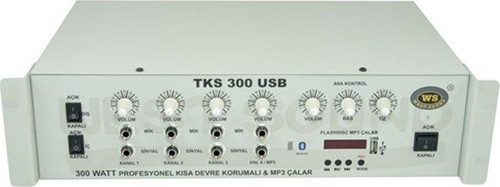 TKS 300 USB - 300W 6 Kanal Amfili Mikser