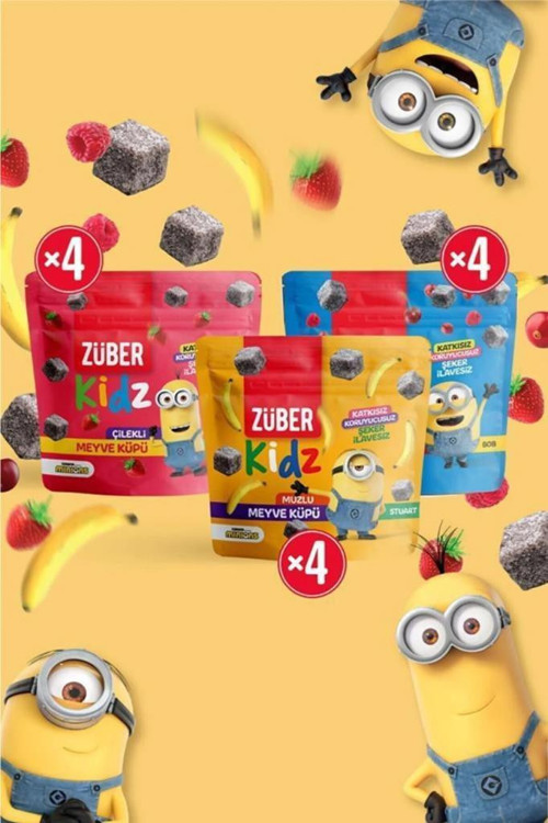 Kidz Meyve Topu Deneme Paketi 42g X 12 Adet