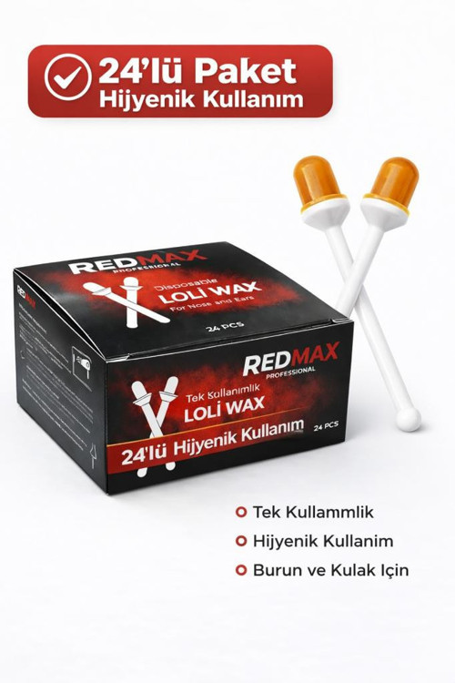 Tek Kullanımlık Burun ve Kulak İçin Ağda Çubuğu 24'lü Paket Loli Wax