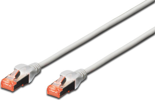 Cat.6 Patch Kablo, S-FTP, Halogenfree, AWG 27/7, 0.5 metre, Gri Renk