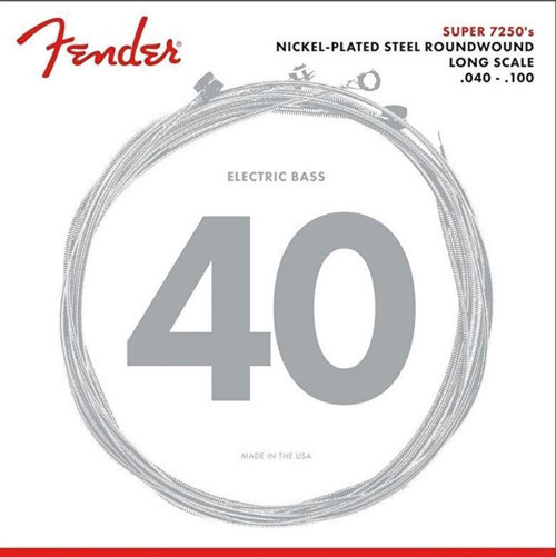 7250 Nickel Plated Steel Long Scale 7250L .040-.100 Bas Gitar Teli