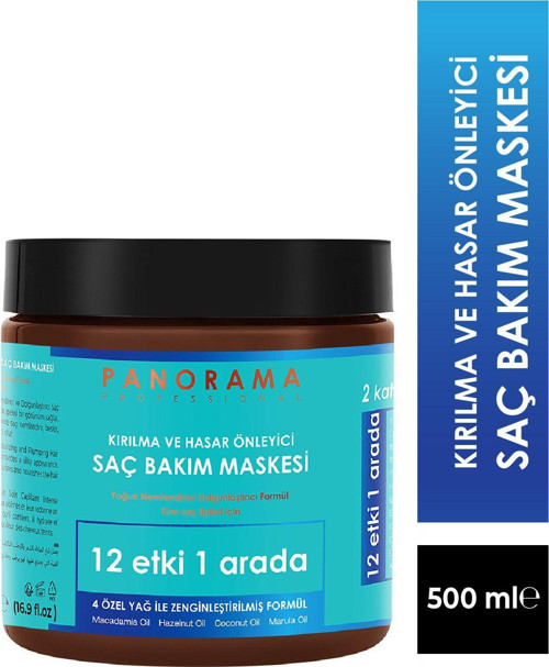 Kırılma ve Hasar Önleyici Dolgunlaştırıcı Saç Bakım Maskesi - 500 ml