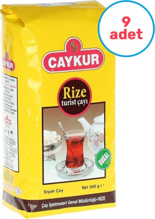 9 Adet Rize Turist Çay 500Gr