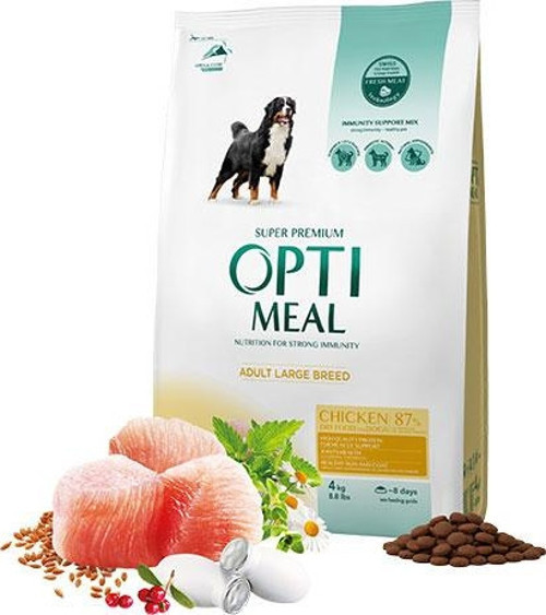 Süper Premium Tavuklu İri Irk Yetişkin Köpek Maması 4 Kg