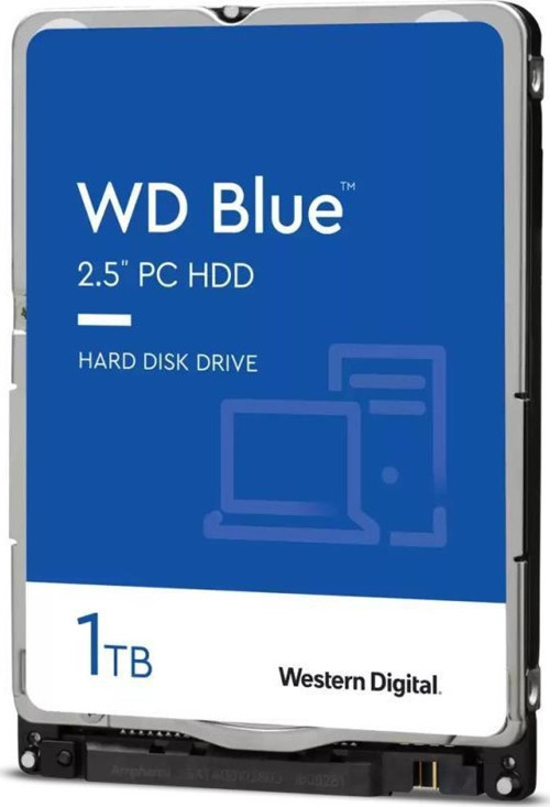 Western Digital 2.5" 1 TB Blue WD10SPZX SATA 3.0 5400 RPM Hard Disk
