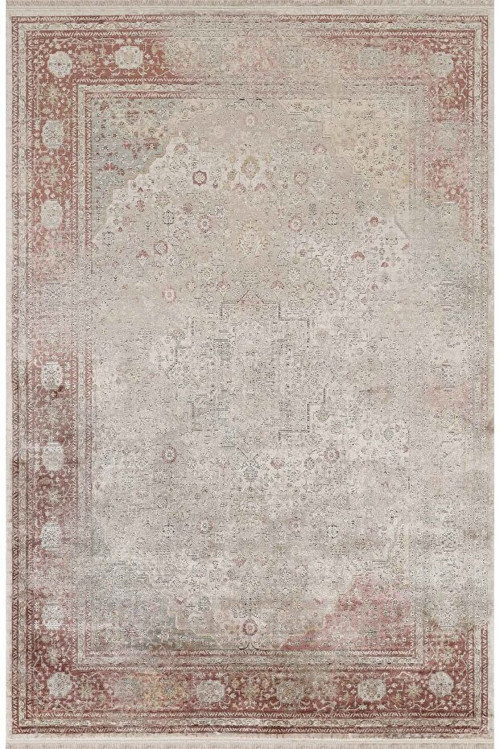 Degrade DG05A Viskon Akrilik Yumuşak Dokulu Vintage Desenli Üst Kalite Halı