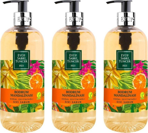 Bodrum Mandalinası Sıvı Sabun 500 Ml - 3 Adet