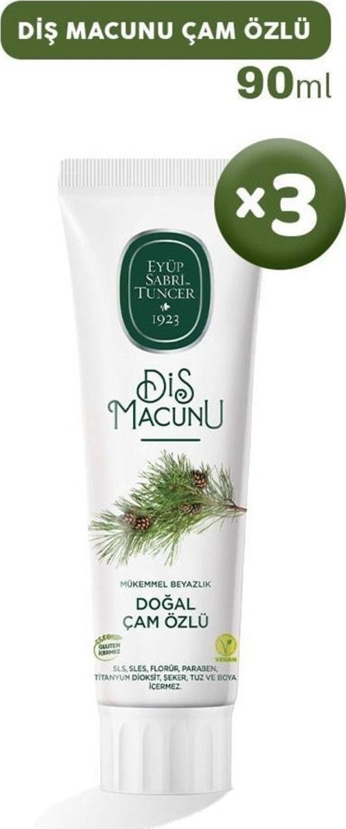 Diş Macunu Çam Özlü 90 Ml X 3