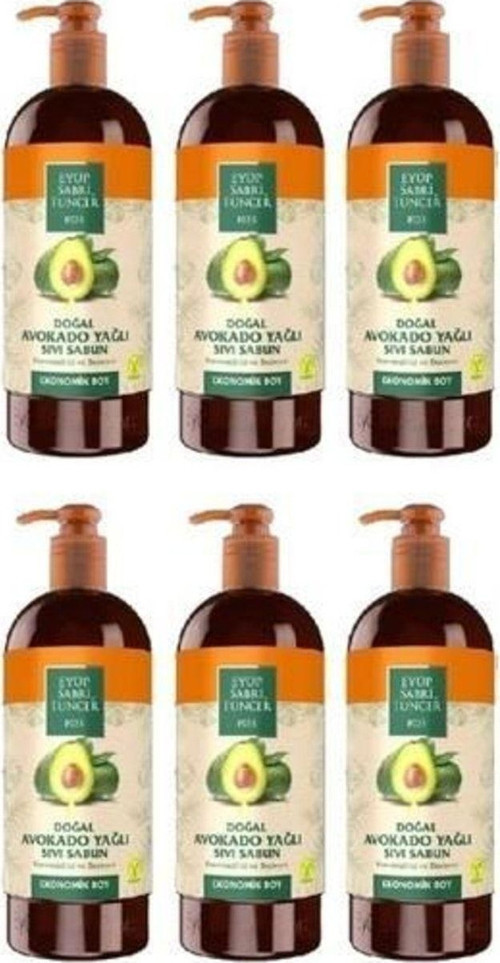 Doğal Avokado Yağlı Sıvı Sabun 750 Ml X 6