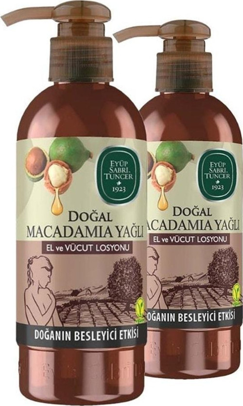 Doğal Macadamia Yağlı El Ve Vücut Losyonu 250 Ml X 2